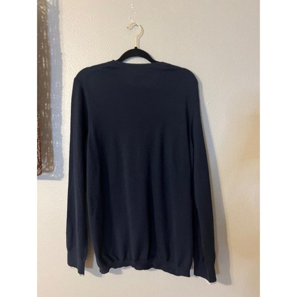 Naadam 100% Cashmere Sweater XL Navy Blue Crewneck Pullover $300 - Picture 8 of 10